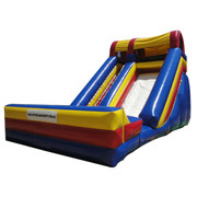 inflatable dry slide